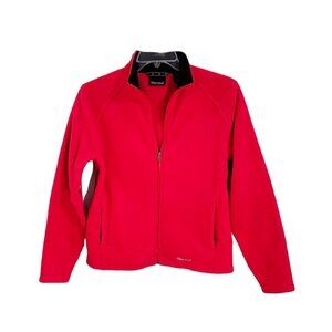Marmot Polartec Womens Hot Pink Full Zip Fleece Jacket Long Sleeve‎ Size L